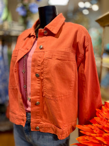 SoyaConcept Jacket Relaxed Fit - Coral