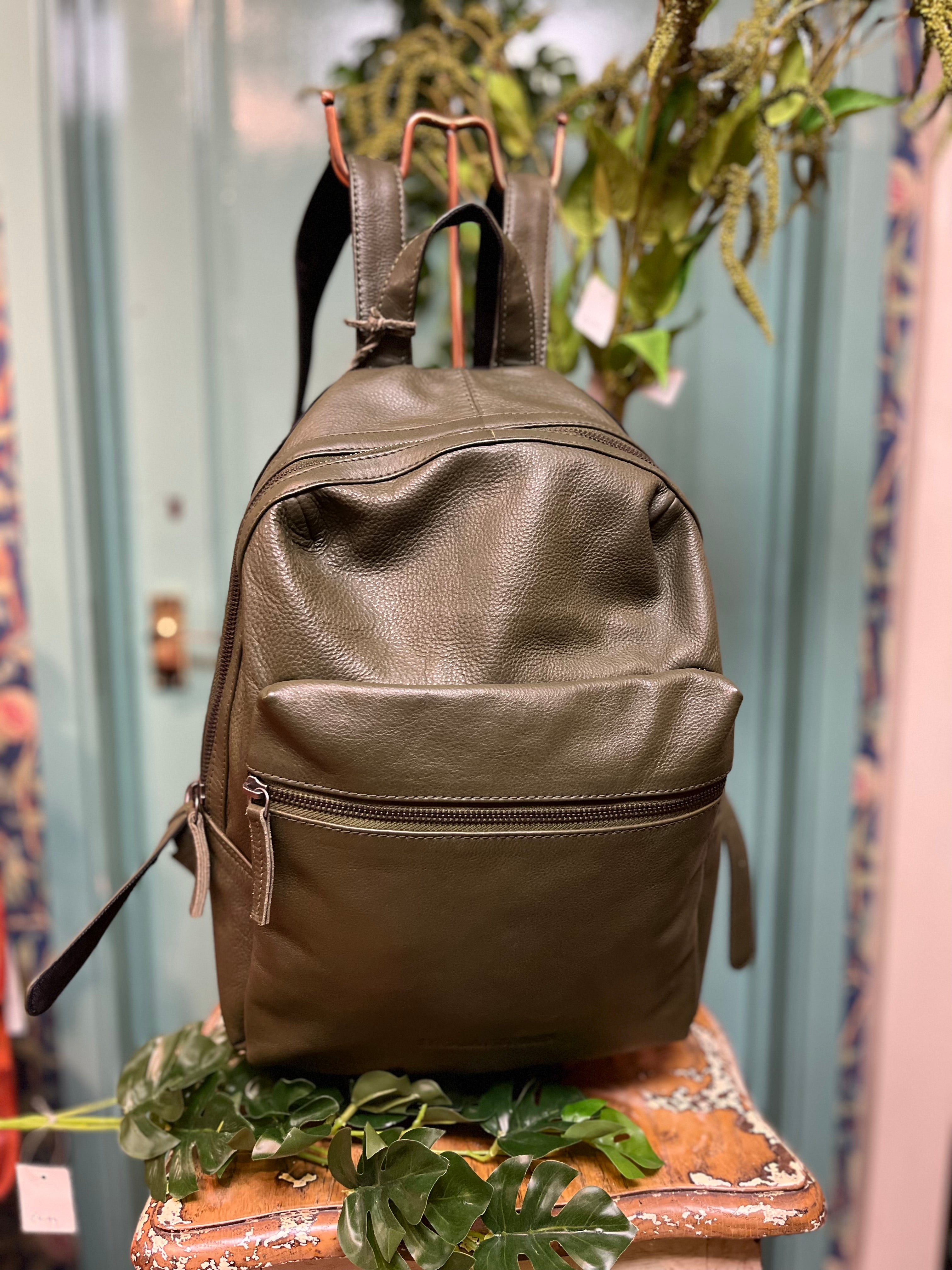 Sticks and Stones Brooklyn Leather Backpack