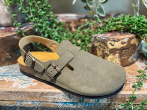 Plakton Clog WITH STRAP  - Light Khaki