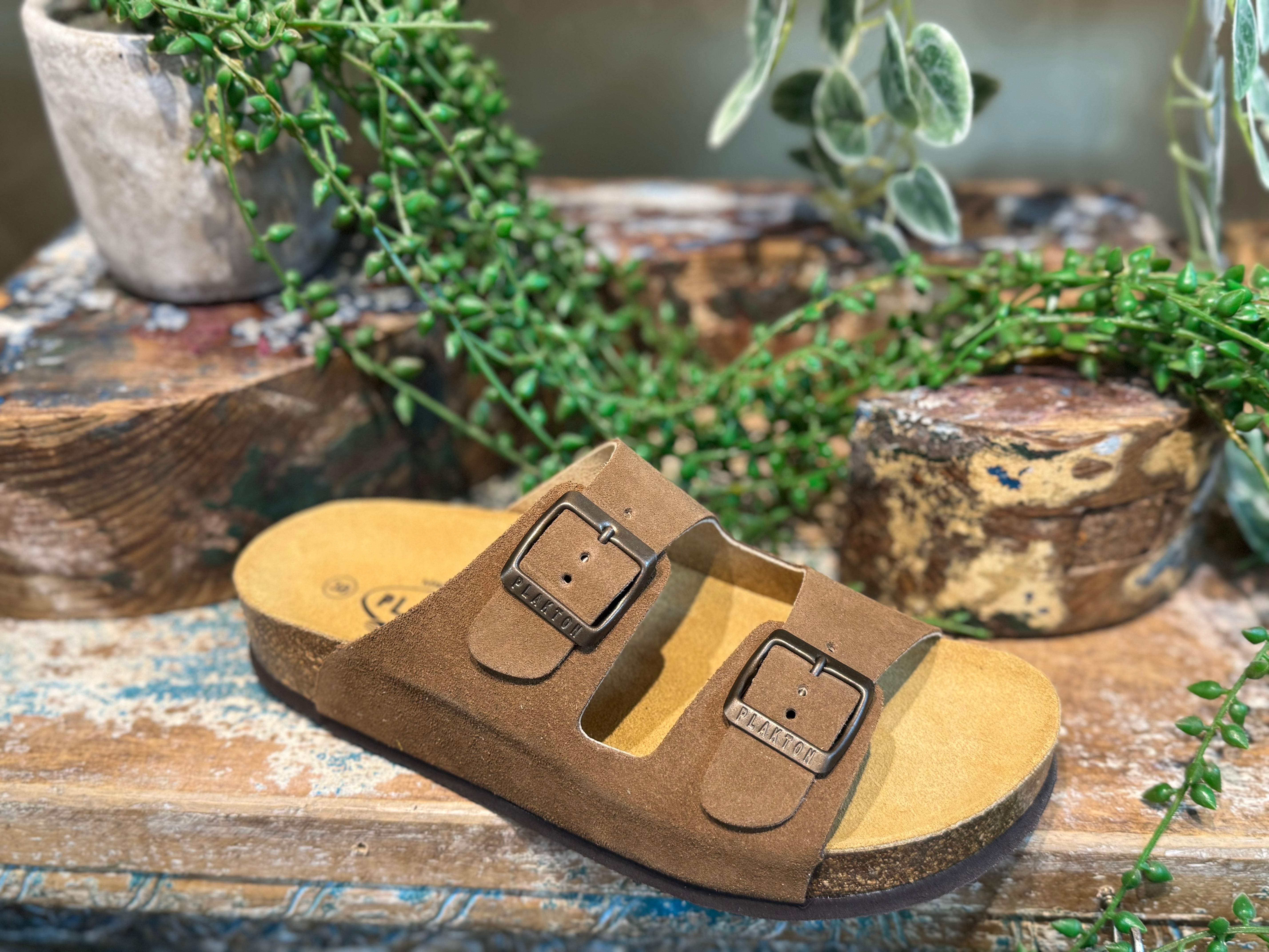 Plakton Malaga Mid - Light Brown Suede