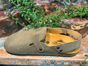 Plakton Clog WITH STRAP  - Light Khaki