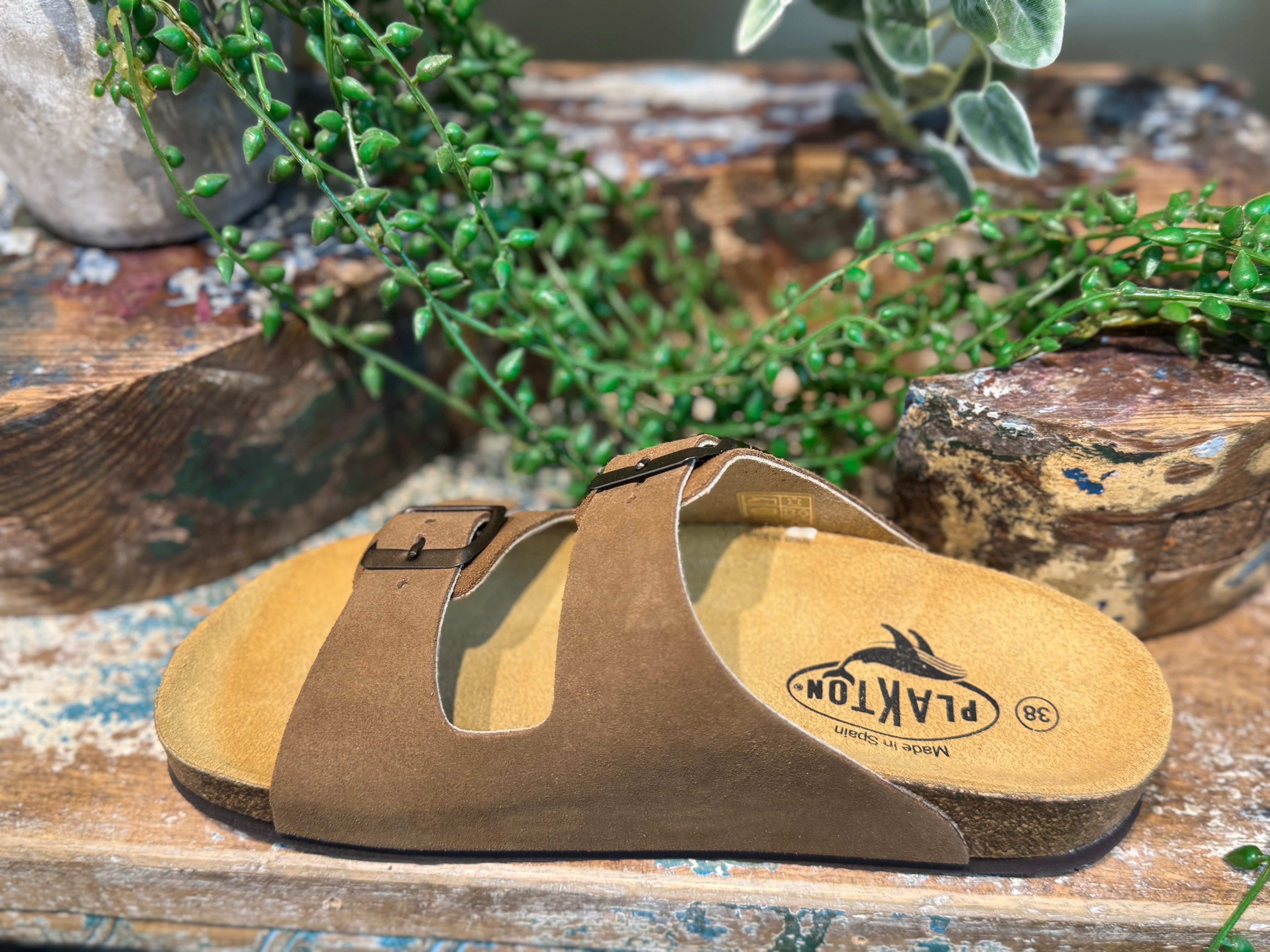 Plakton Malaga Mid - Light Brown Suede