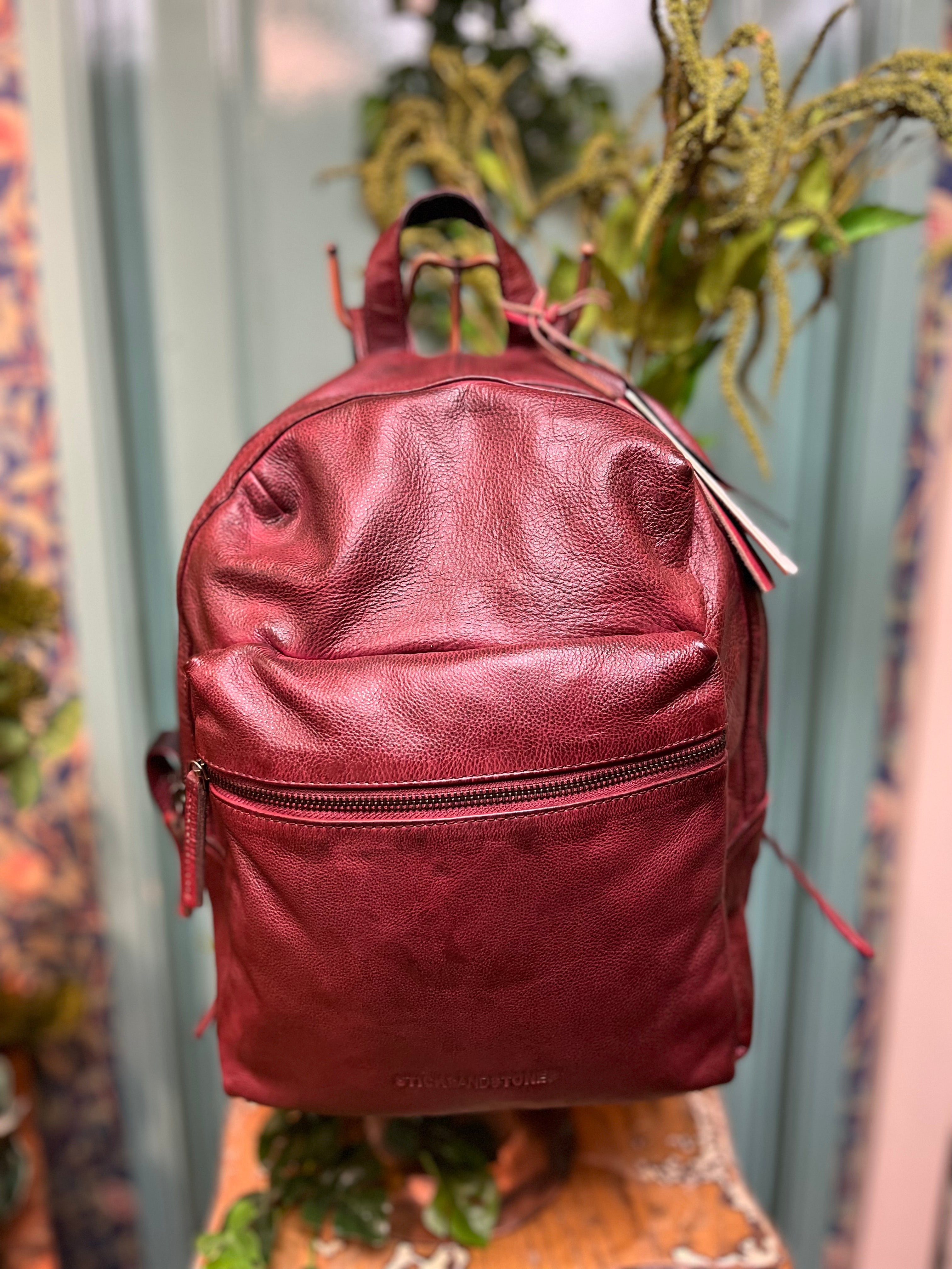 Sticks and Stones Brooklyn Leather Backpack