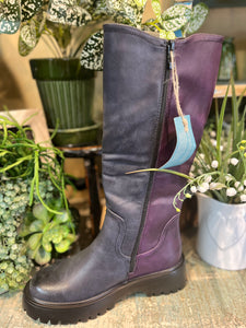 Heavenly Feet -  Zinnia - Purple/Navy Multi