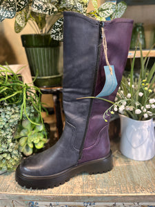 Heavenly Feet -  Zinnia - Purple/Navy Multi