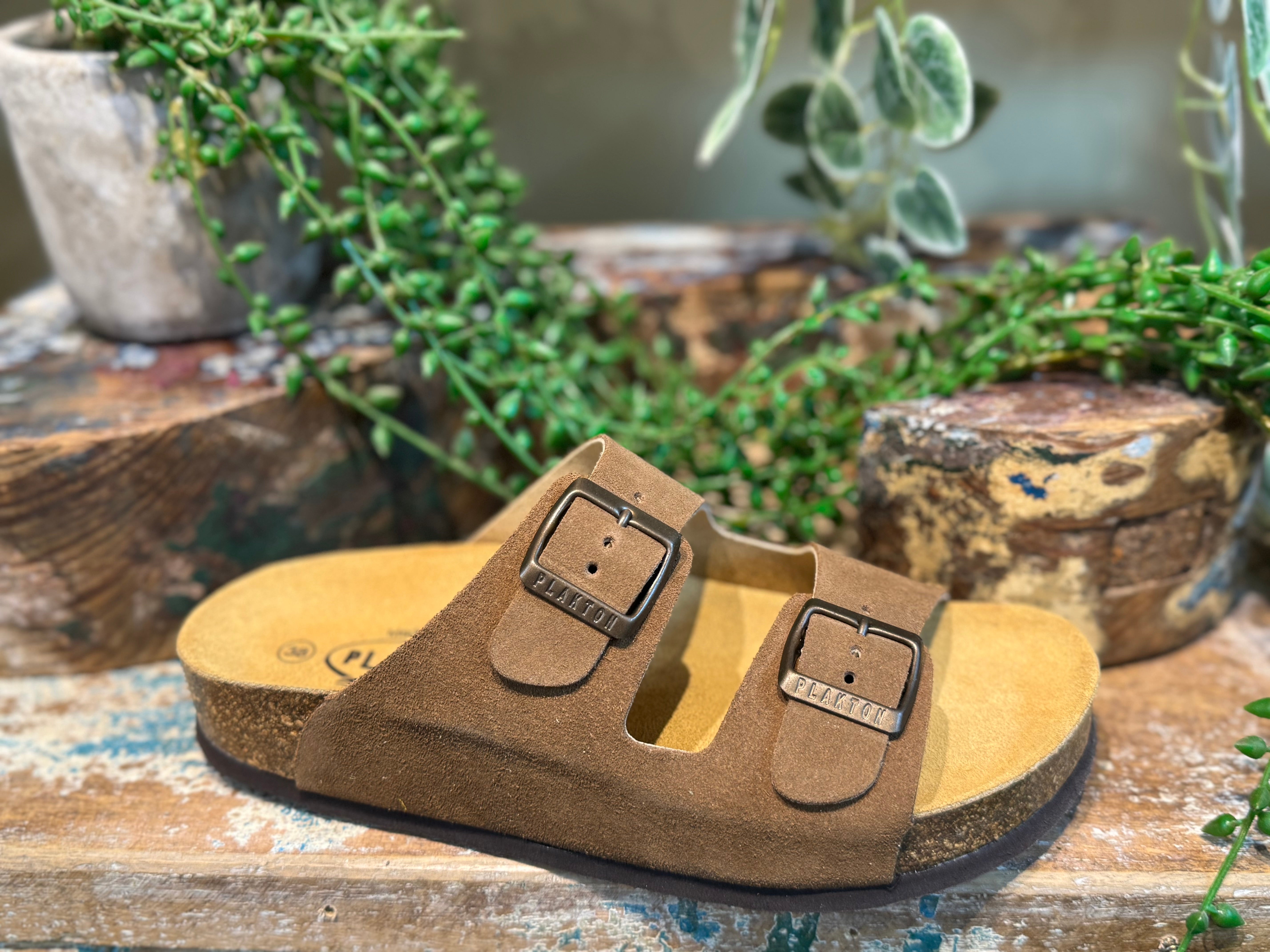 Plakton Malaga Mid - Light Brown Suede