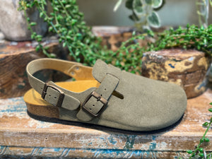 Plakton Clog WITH STRAP  - Light Khaki