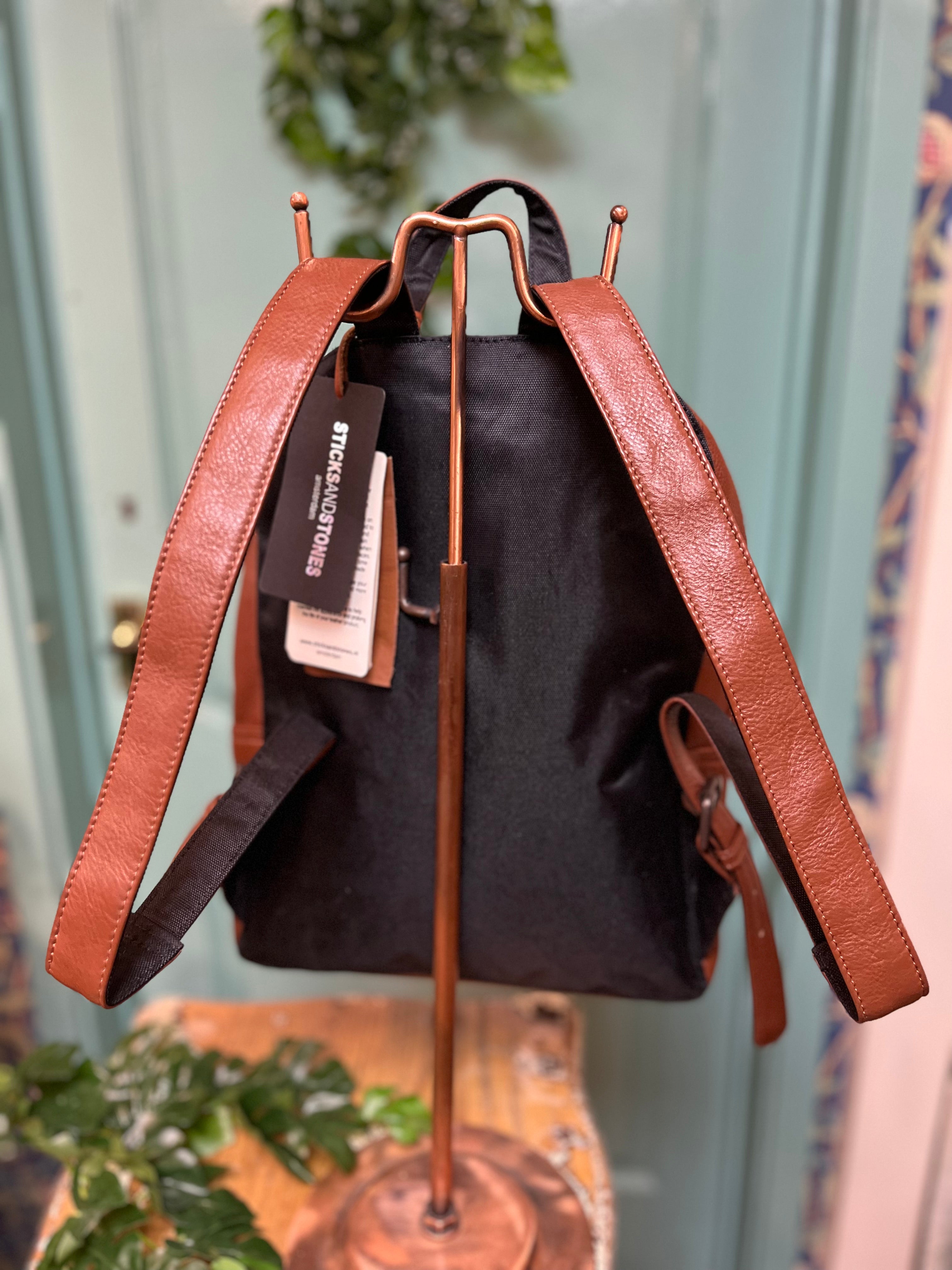 Sticks and Stones Brooklyn Leather Backpack