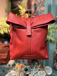 Stick And Stones Leather Courier Backpack Polly Aberystwyth