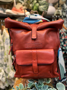 Sticks & Stones Messenger Leather Backpack