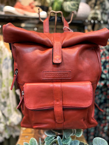 Sticks & Stones Messenger Leather Backpack