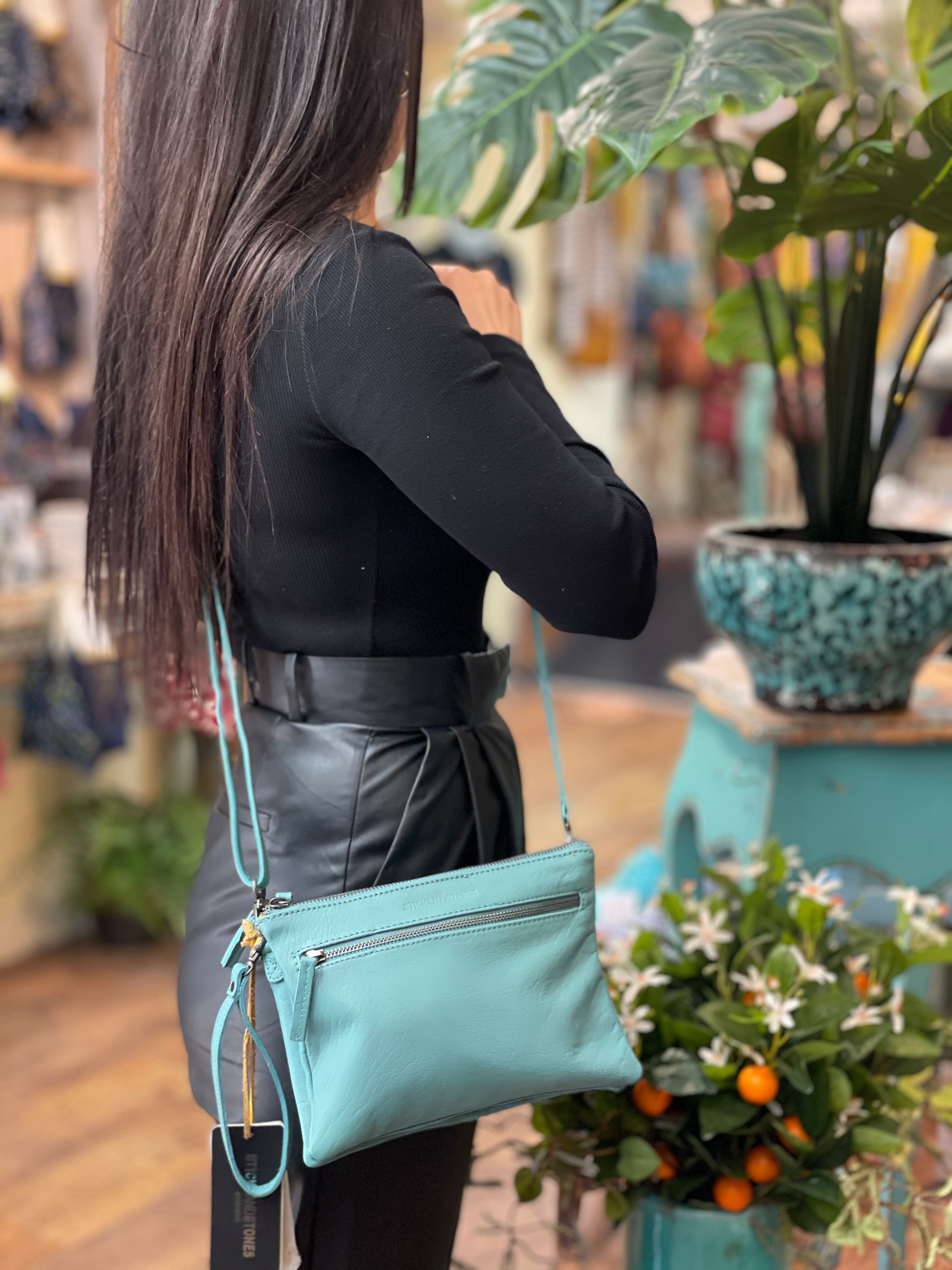 Sticks and Stones Leather Valletta Bag