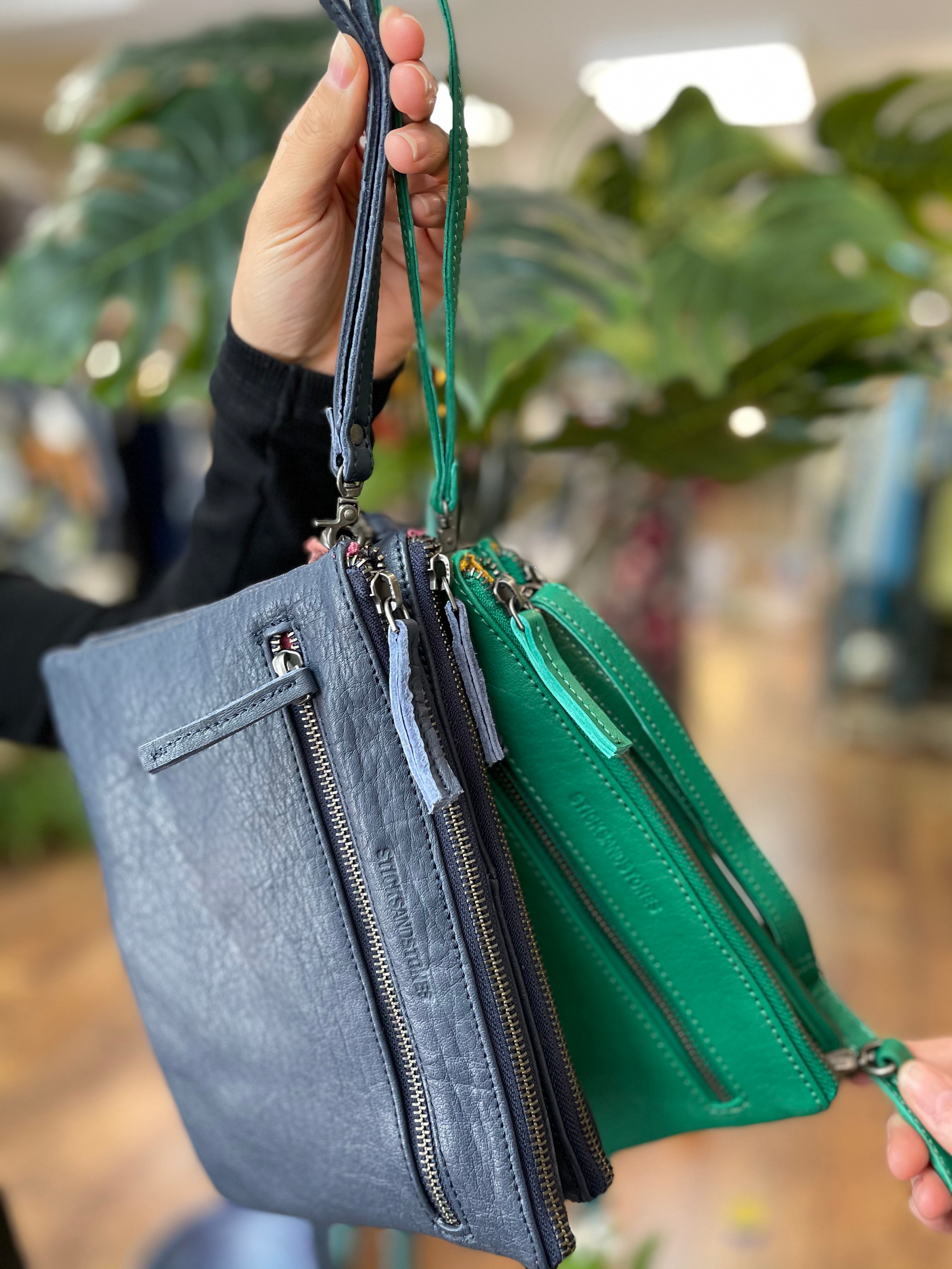 Sticks and Stones Leather Valletta Bag