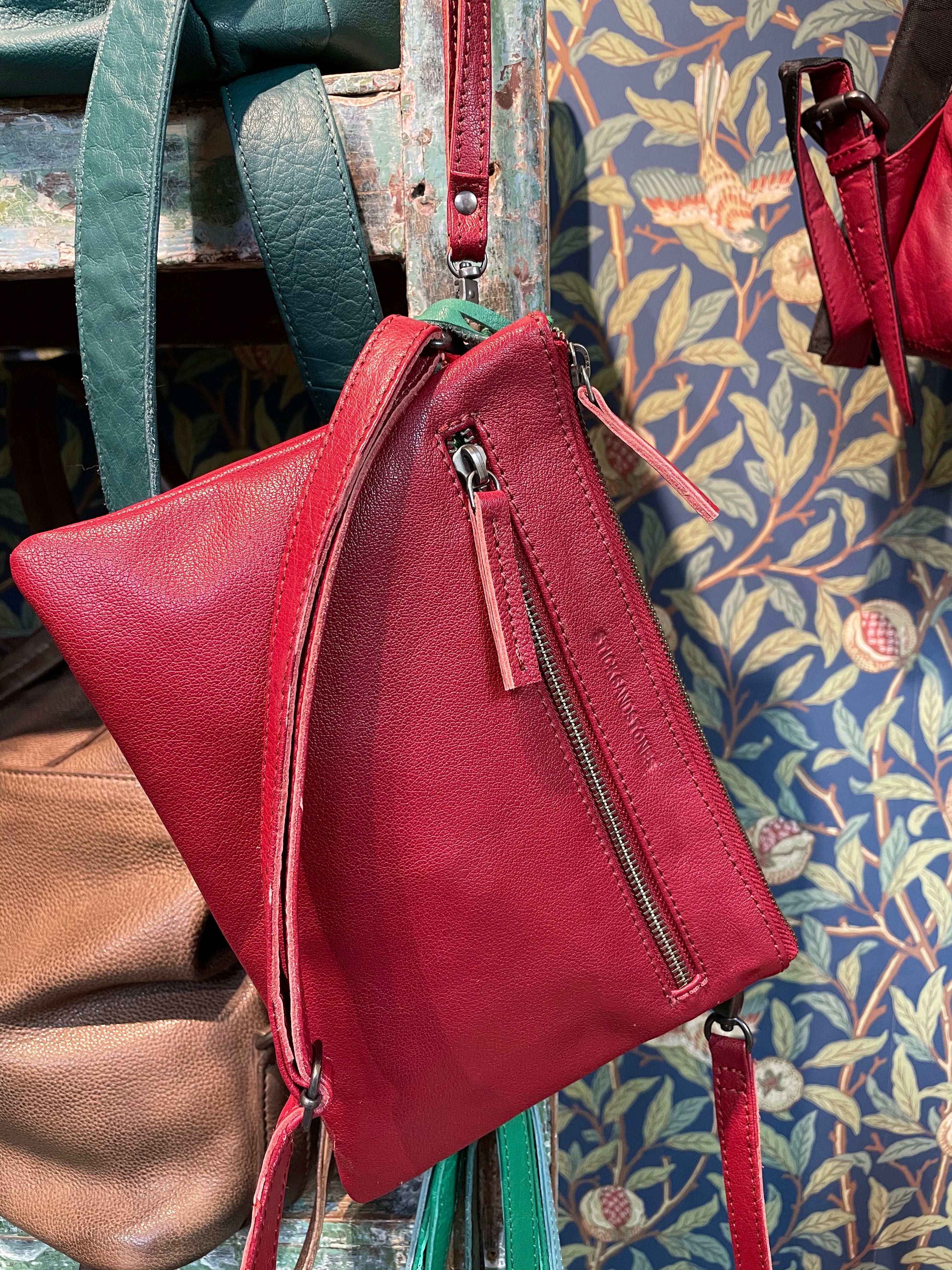 Sticks and Stones Leather Valletta Bag