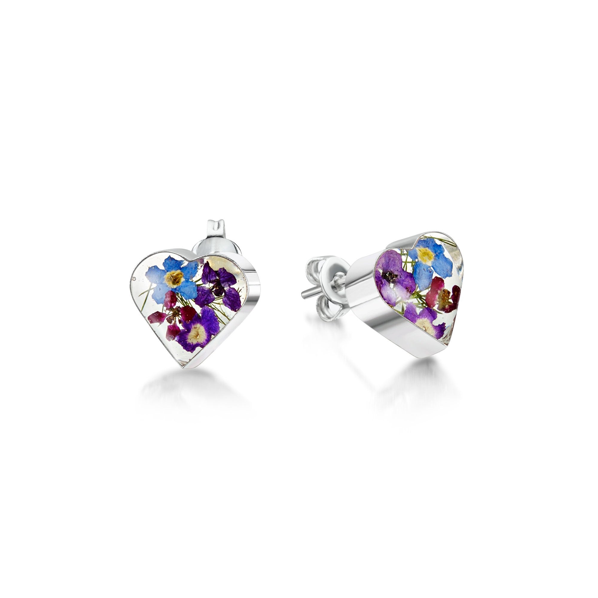 Shrieking Violet - Purple Haze Collection - Heart Stud Earrings