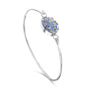 Shrieking Violet - Forget Me Not Collection - Oval Shaped Bangle