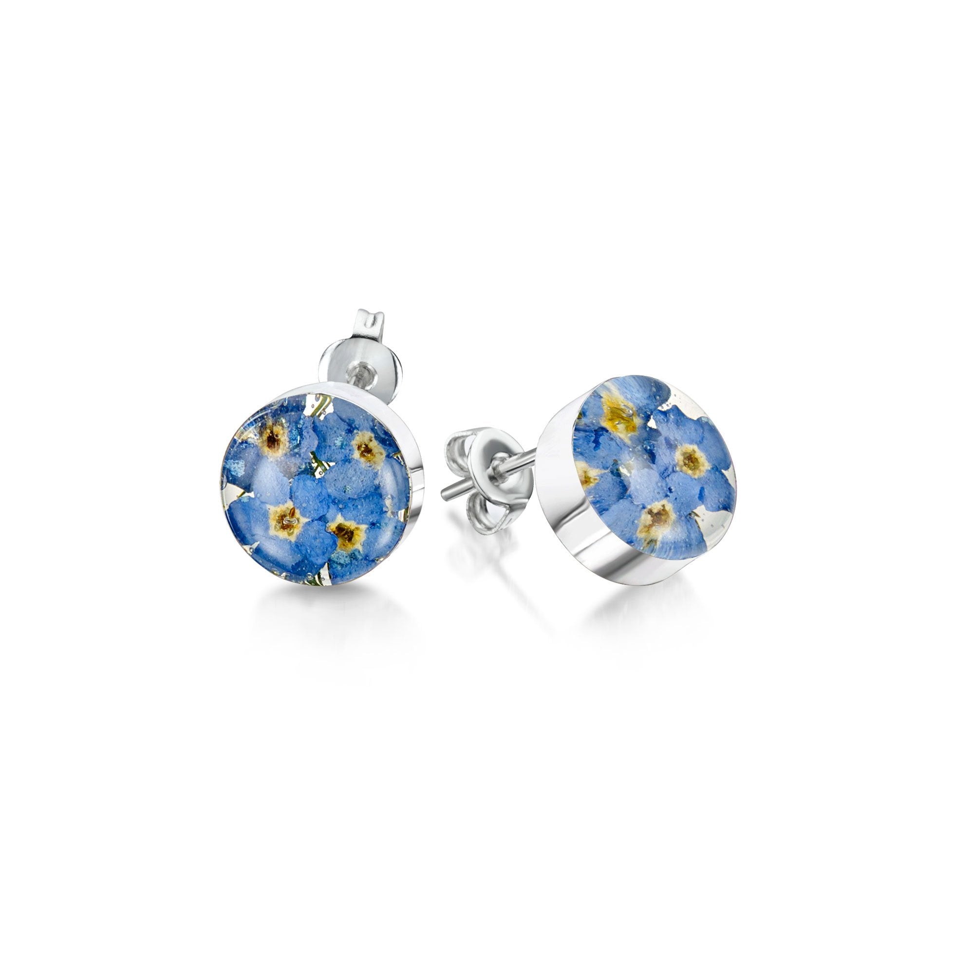 Shrieking Violet - Forget Me Not Collection - Round Stud Earrings