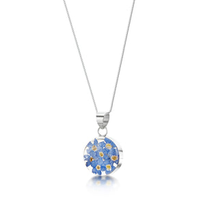 Shrieking Violet - Forget Me Not Collection - Round Necklace