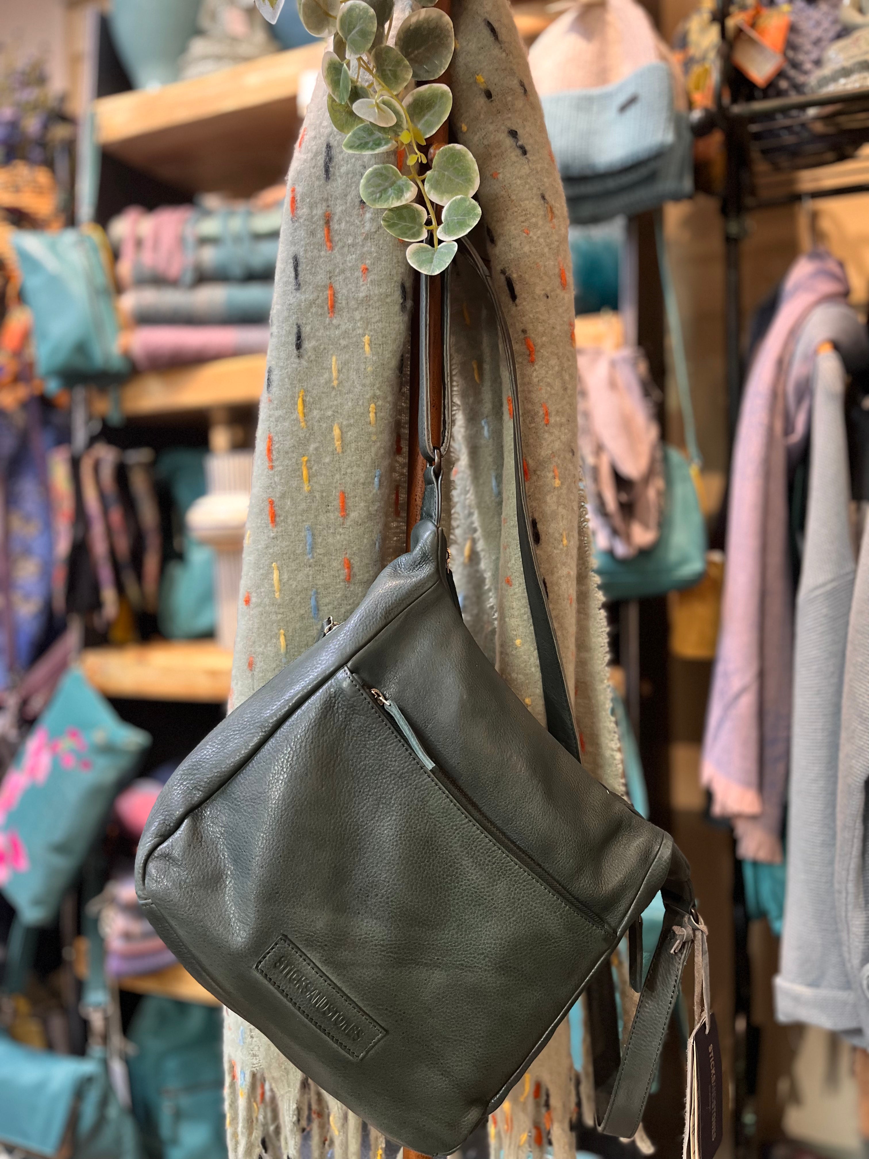 Sticks and Stones Leather Gaia Bag