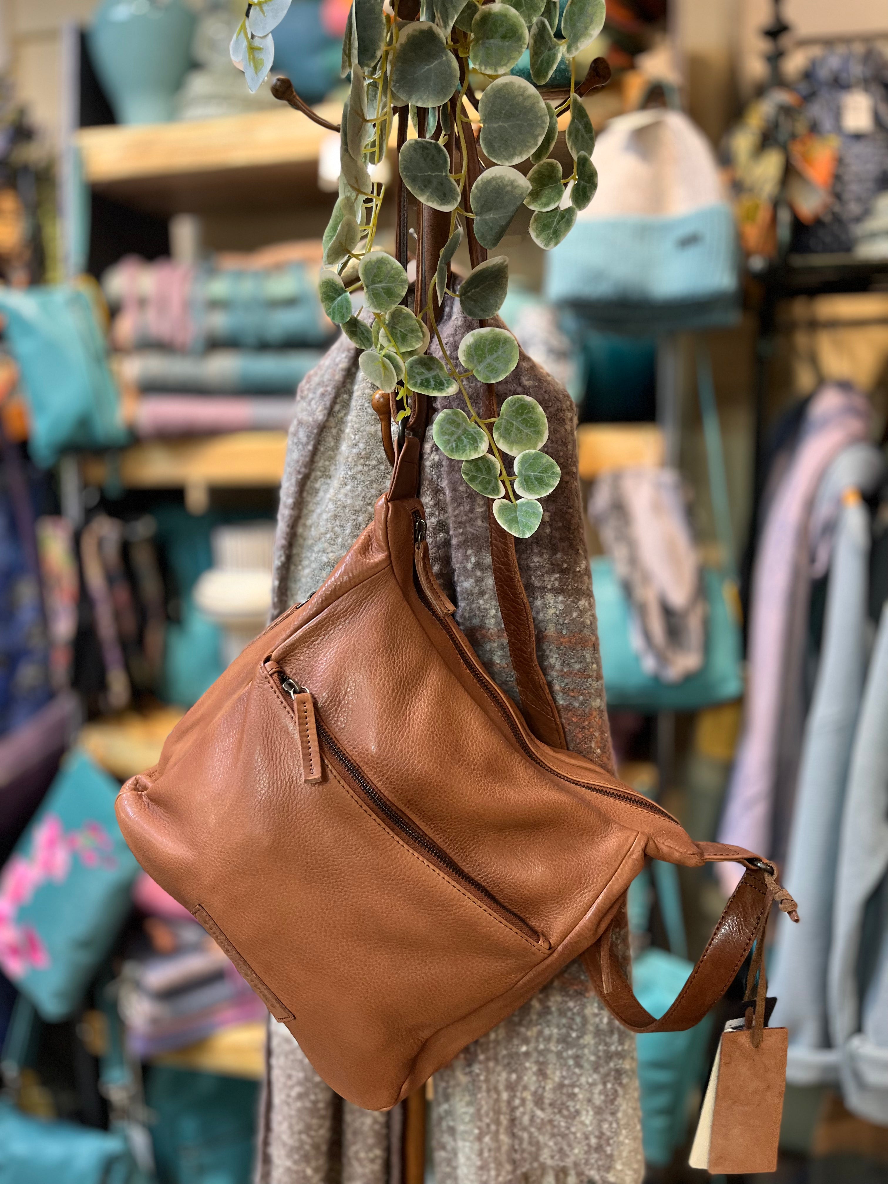 Sticks and Stones Leather Gaia Bag