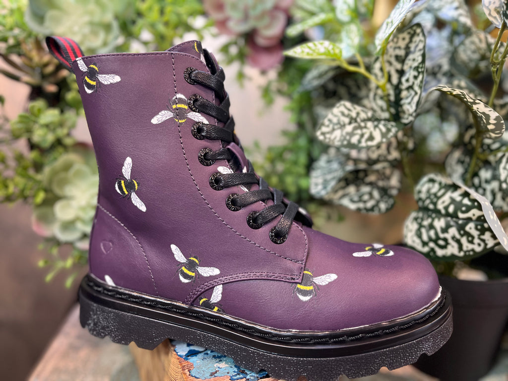 Purple boots clearance for sale