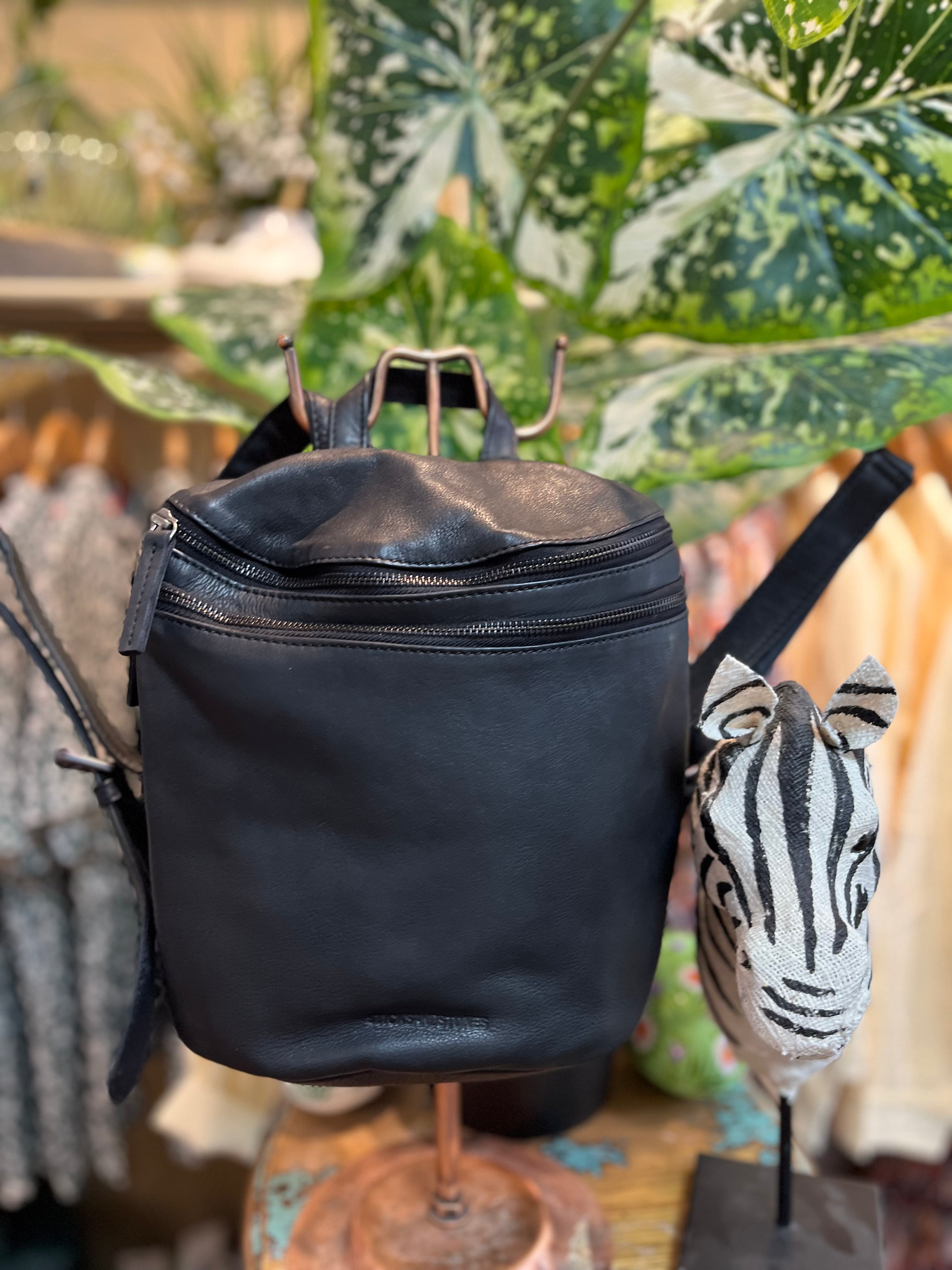 Kara double zipper backpack sales