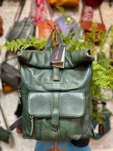Sticks & Stones Messenger Leather Backpack